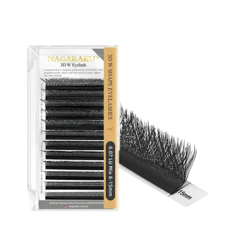 Pestañas fibras tecnología 3D