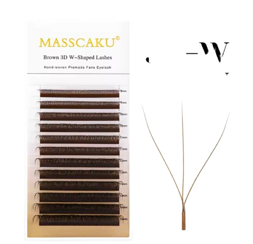 Pestañas Masscaku 8D-W